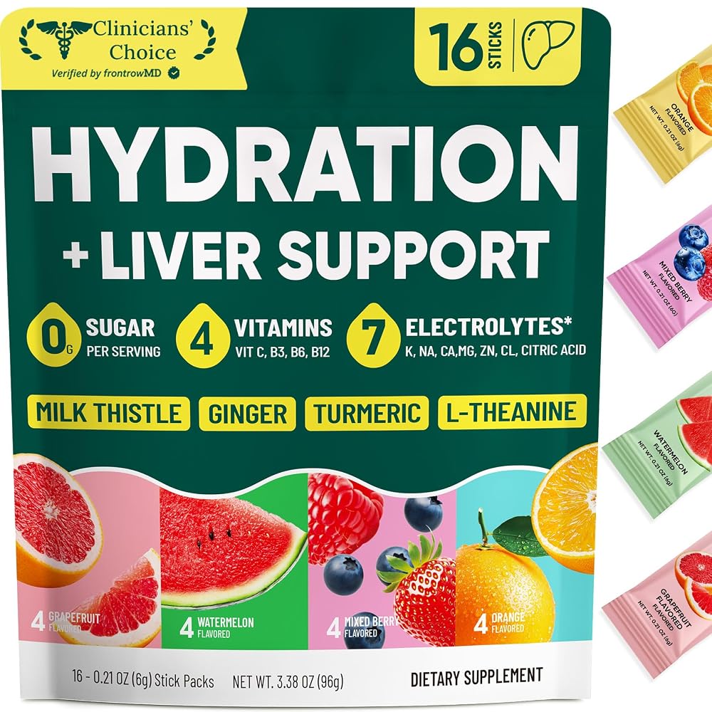 Venture Pal Hydration Packets + Liver Support- Liquid Daily IV