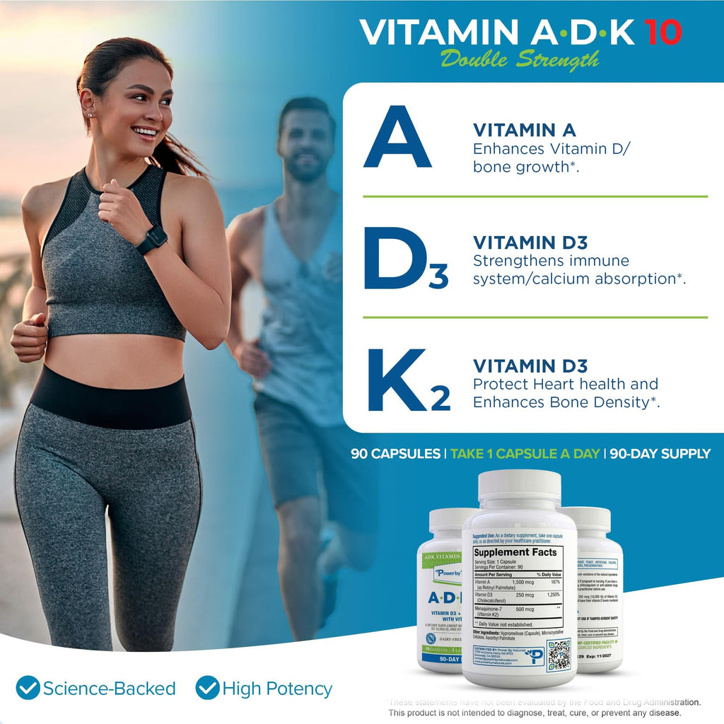 Power By Naturals ADK Vitamin Supplement