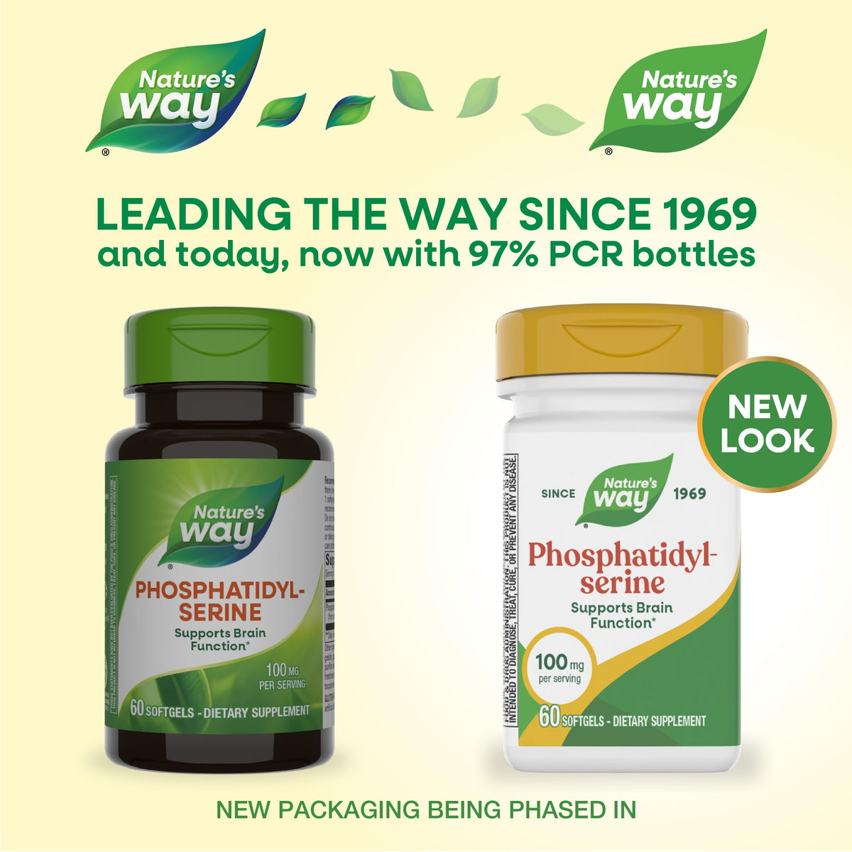 Nature's Way Phosphatidylserine Brain Support - 60 Softgels - image 2