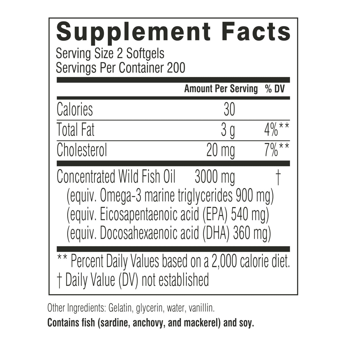Swisse Wild Fish Oil Omega-3 3000 mg - 400 Softgels - image 7