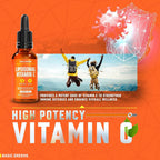 BASIC GREENS Vitamin C Liposomal Liquid 6000mg for Immune Support