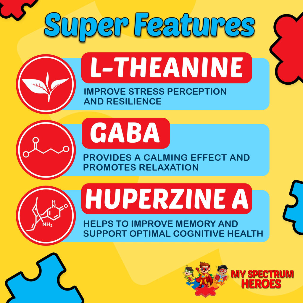 My Spectrum Heroes Calm & Focus Supplement Drops for Brain Support - 60 ml - image 3