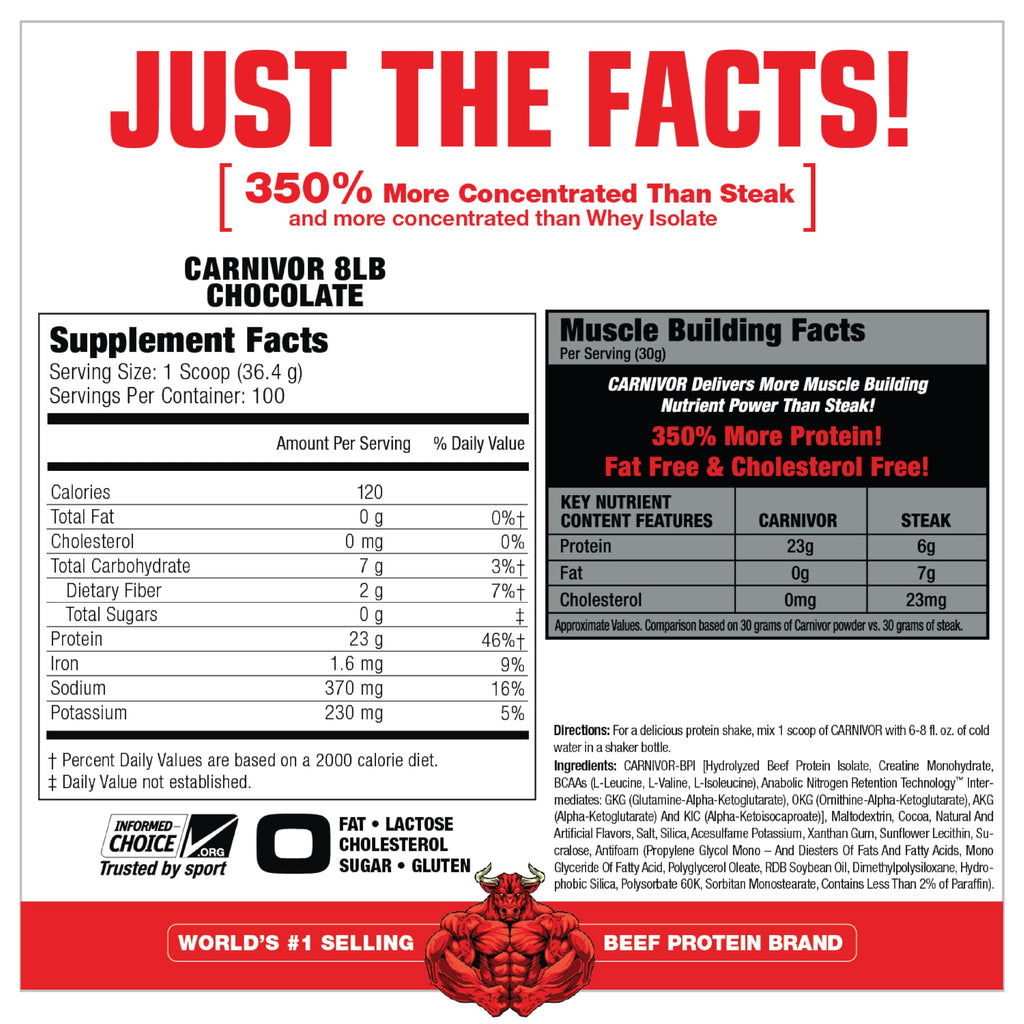 MuscleMeds Carnivor Beef Protein Isolate Powder