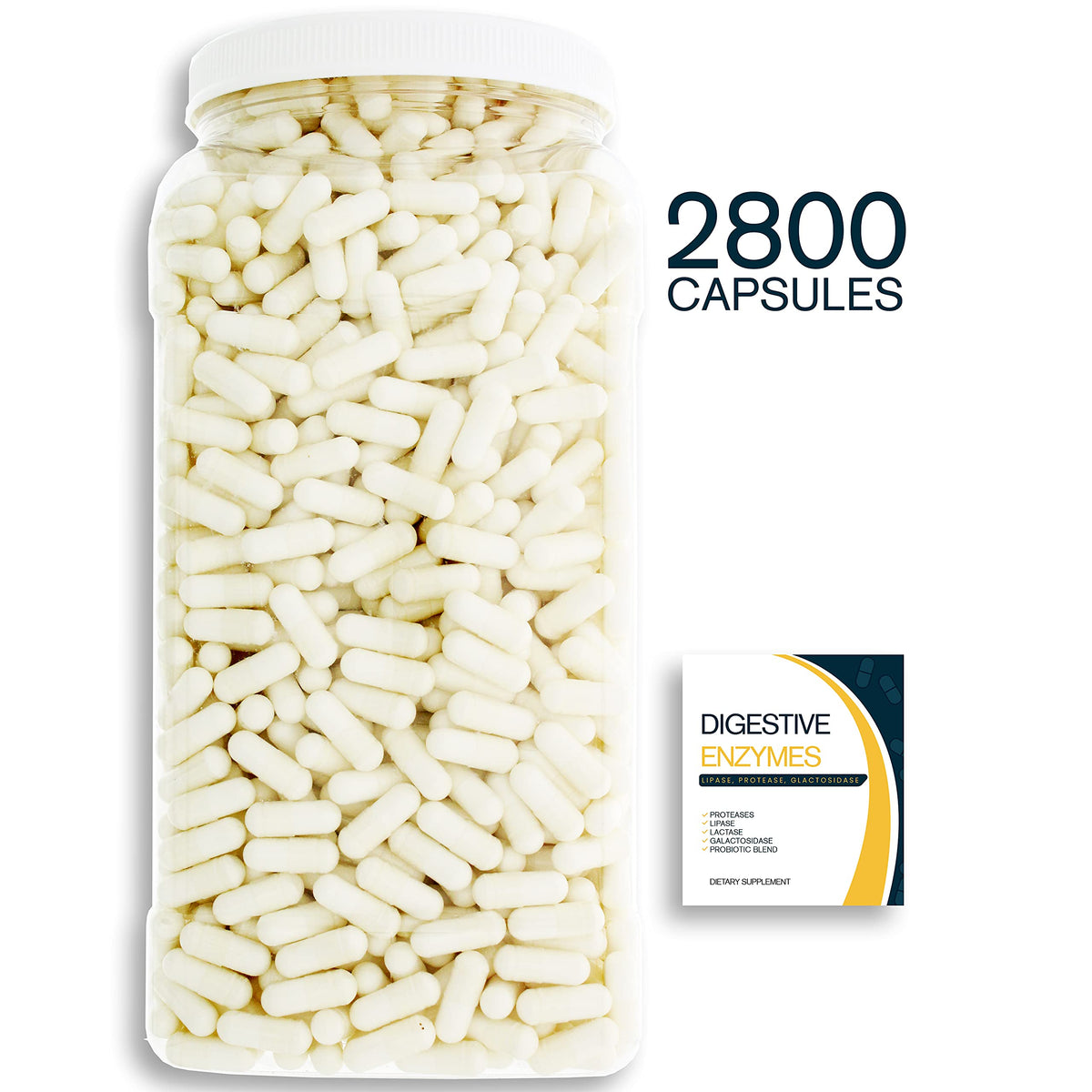 Bulk Buy Digestion Aid - Blend of Digestive Enzymes and Key Probiotic