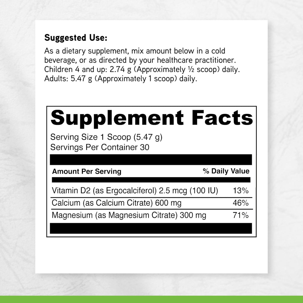 DaVinci Labs Cal-Mag Citrate Powder Bone Health Support - 30 Servings - image 6