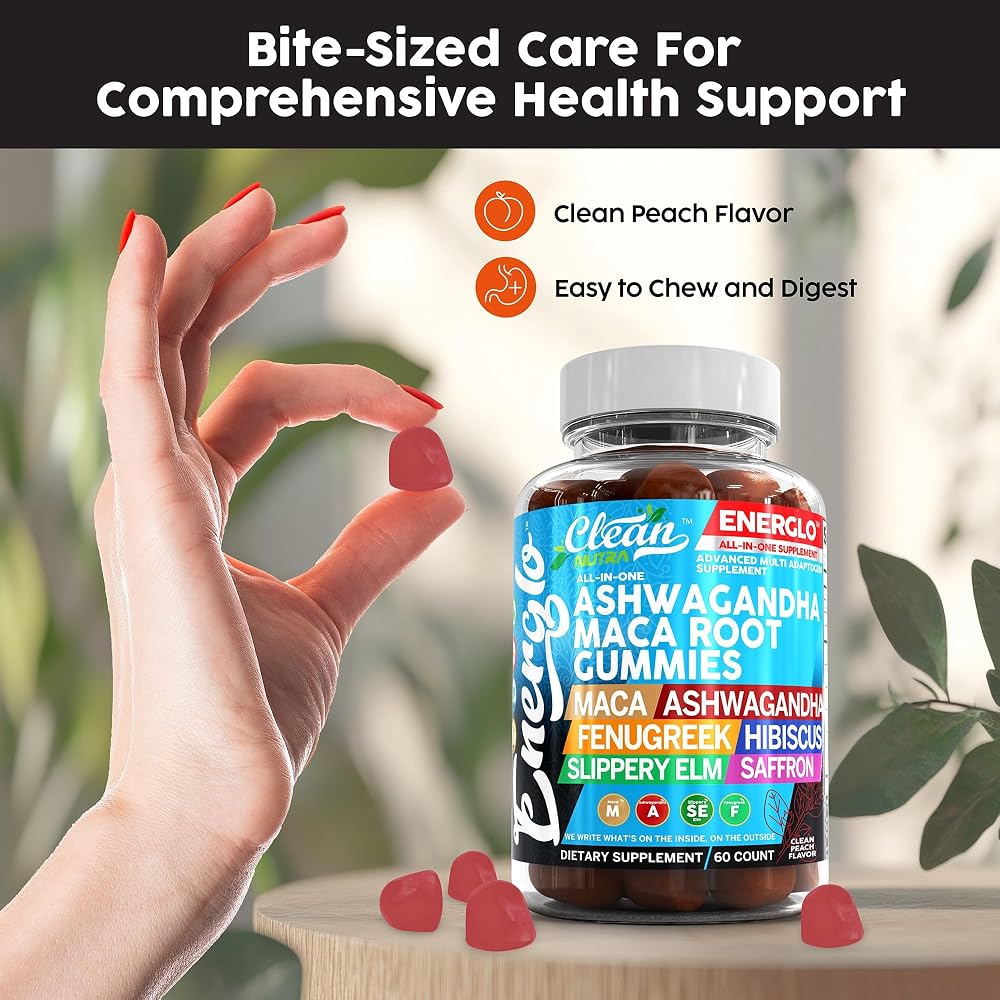 Clean Nutraceuticals Ashwagandha Maca Root Gummies - 60 Count - image 4