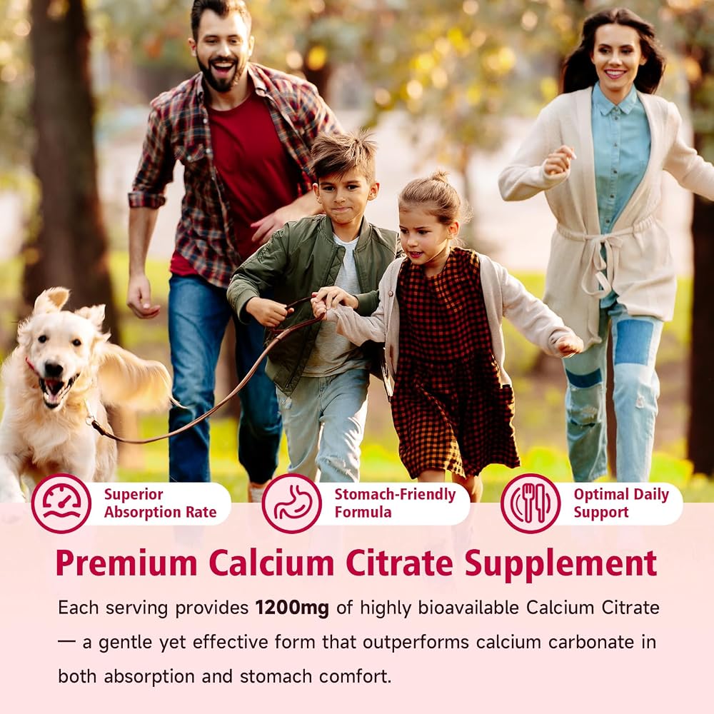 BVIVLOO High Absorption Calcium Citrate Gummies