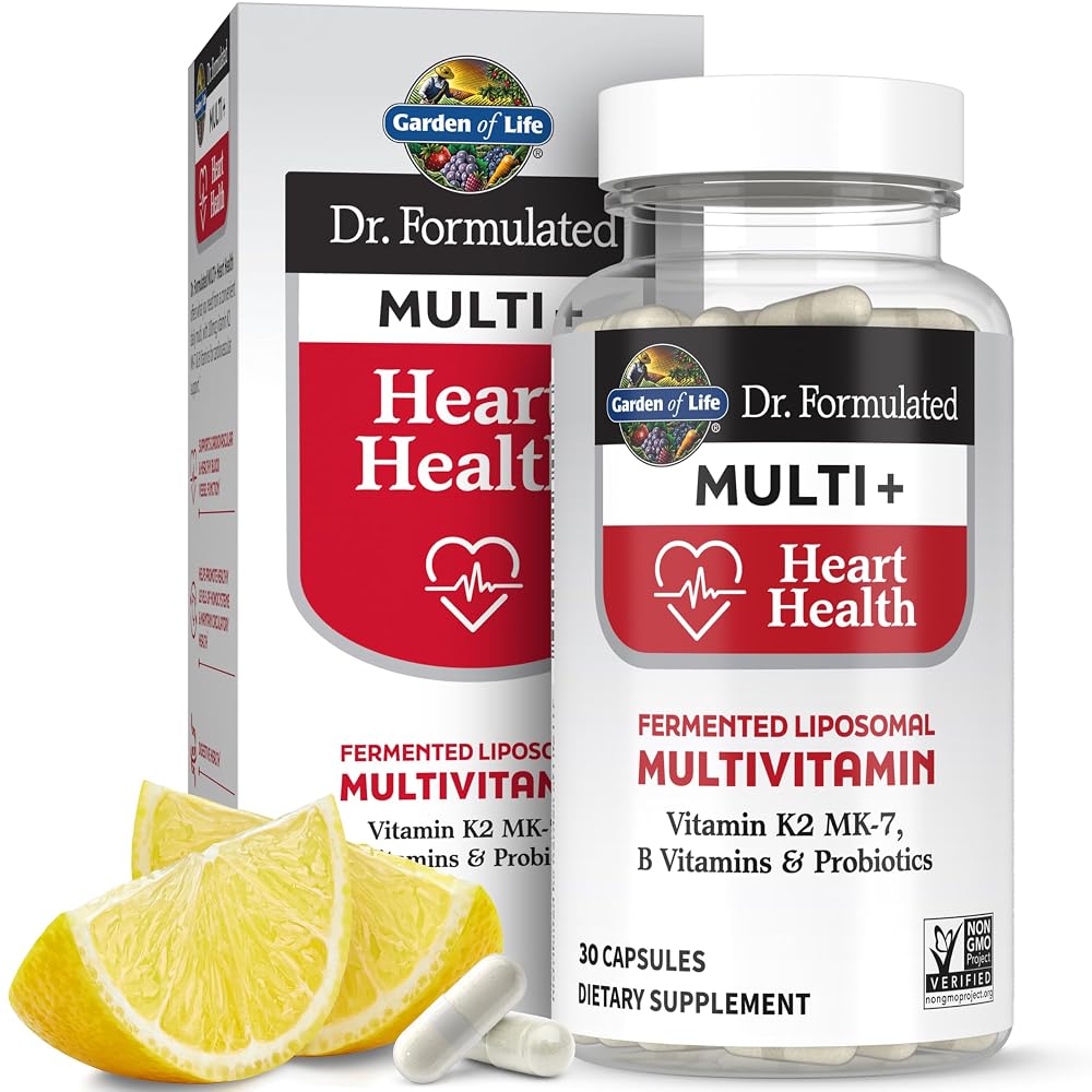 Garden of Life Dr. Formulated Multi+ Heart Health Multivitamin - 30 Capsules