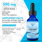 Absonutrix Citicoline 590 mg Liquid - 200 Servings - image 2