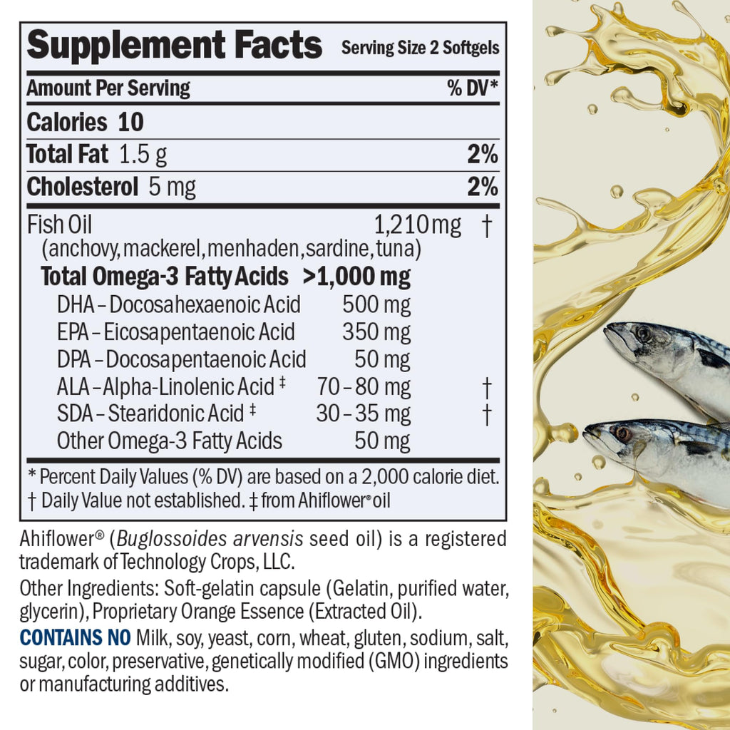 ANDREW LESSMAN Maximum Essential Omega-3 Mint - Softgels - Ultra-Pure