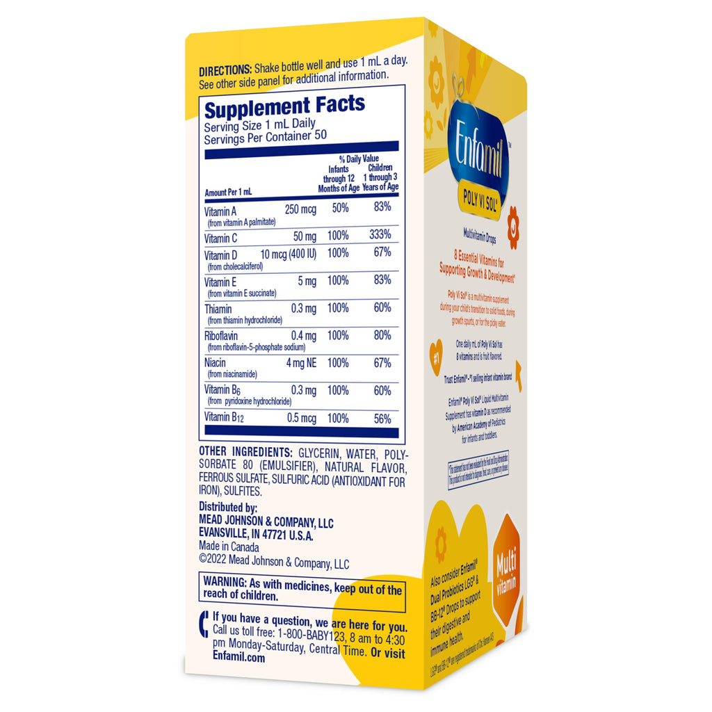 Enfamil Poly-Vi-Sol Liquid Multivitamin for Infants - 50 mL - image 7