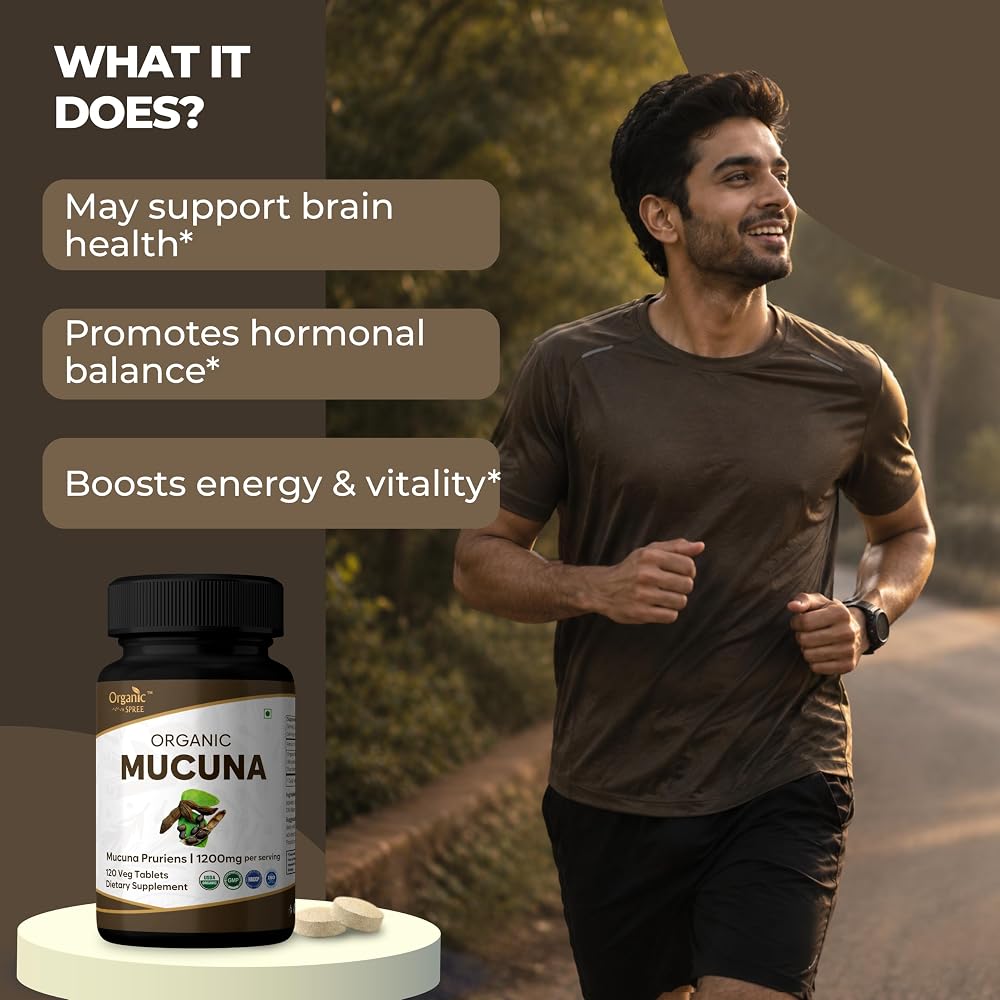 ORGANIC SPREE MUCUNA 120 Tablets
