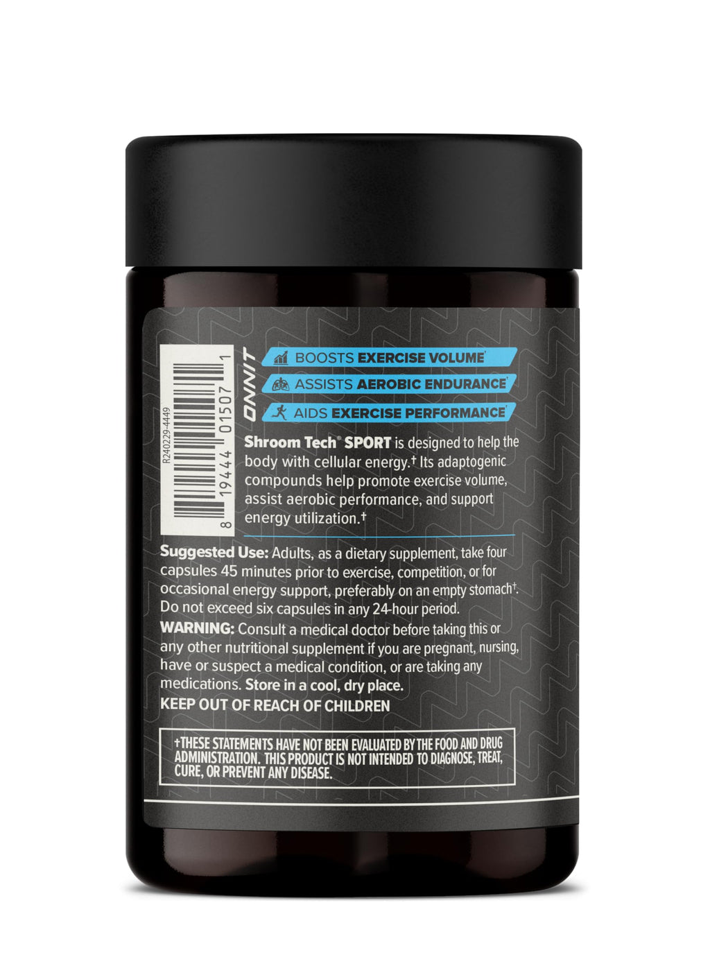 ONNIT Shroom Tech Sport Pre-Workout Capsules