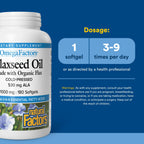 Natural Factors Omega Factors Flaxseed Oil - 180 Softgels - image 3