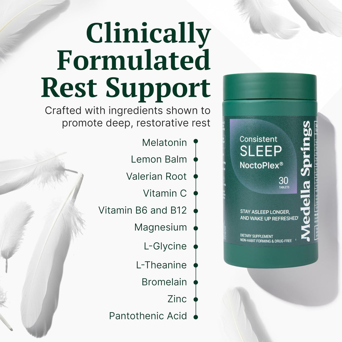 NoctoPlex Sleep Aid Non-Habit-Forming - 30 Capsules - image 2