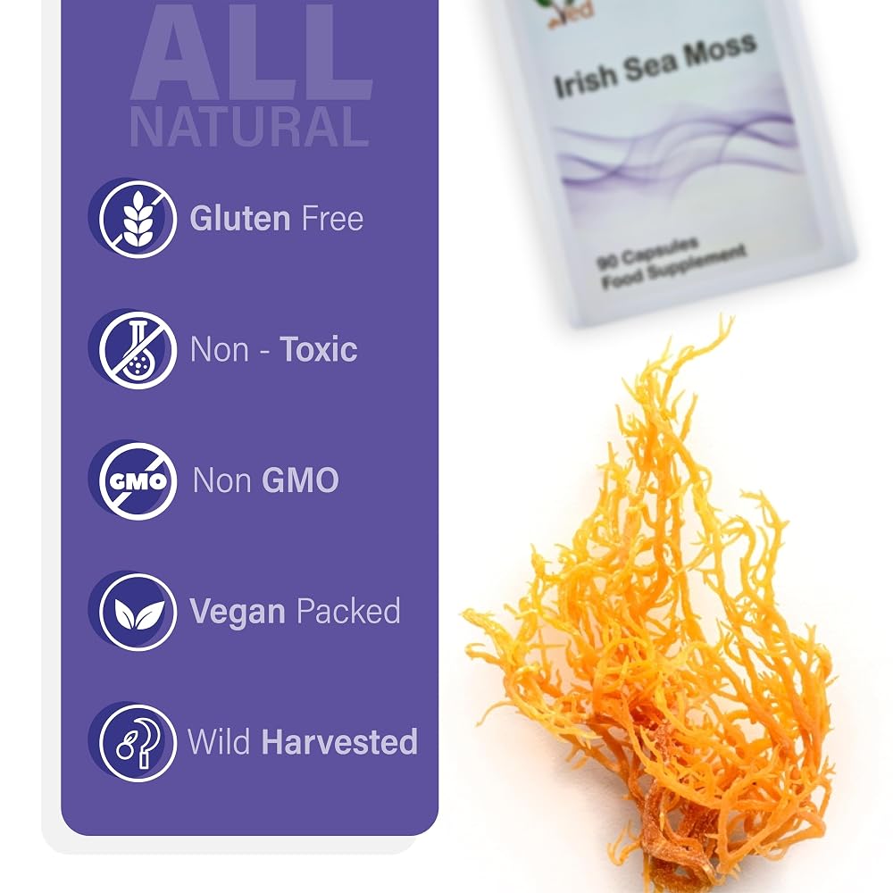 Ved Organic Irish Sea Moss 1200 mg - 90 Vegan Capsules - image 5