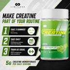 Limitless Pharma Pure Creatine Gummy Candy 5g - 180 Gummies - image 8