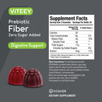 Viteey Prebiotic Fiber Gummies for Adults, 4g