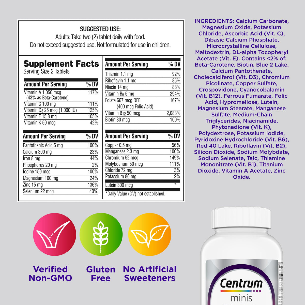 Centrum Silver Women's Multivitamin 50+ - 280 Tablets - image 9