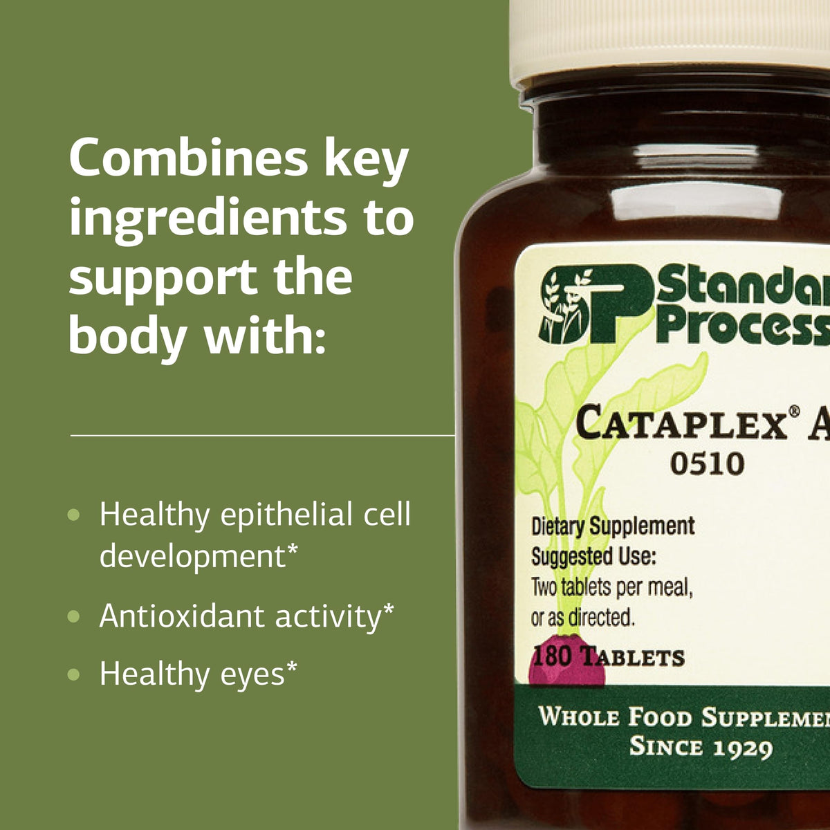 Standard Process Cataplex A Eye & Mucous Membrane Support - 180 Tablets - image 4