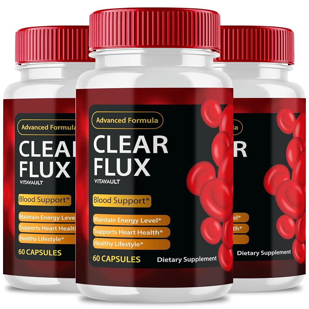 Vitavault Clear Flux Supplement for Circulation - 180 Capsules