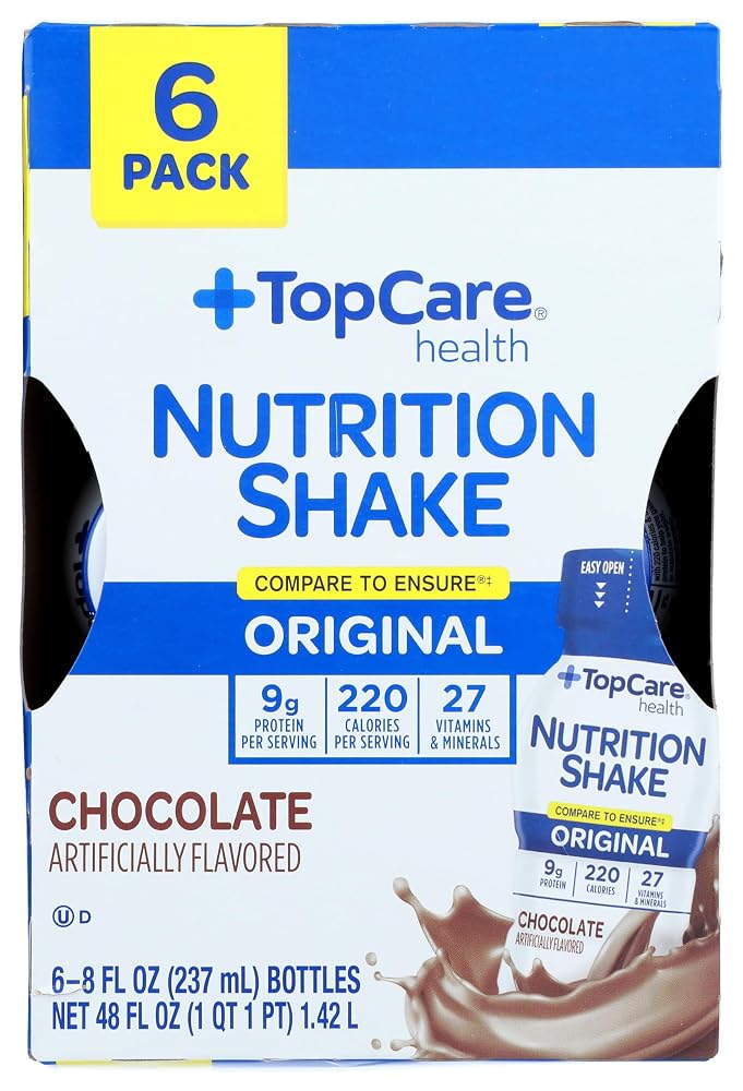 Topcare Adult Nutrition Drink Milk Chocolate - 48 Fl Oz