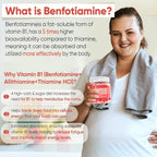 LILICARE Vitamin B1 Gummies, 3 Forms: Benfotiamine
