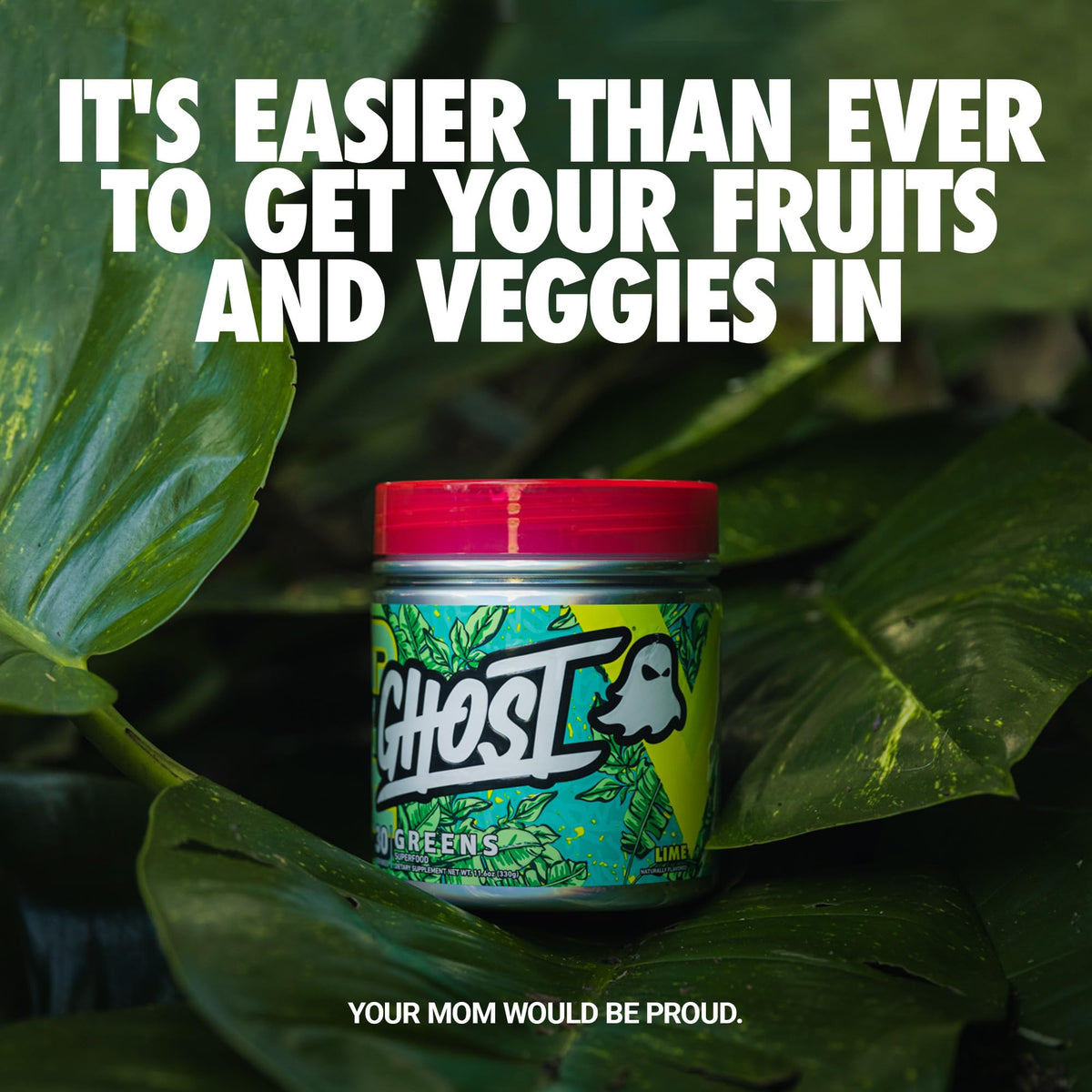 GHOST Greens Powder - 30 Servings, Gluten-Free