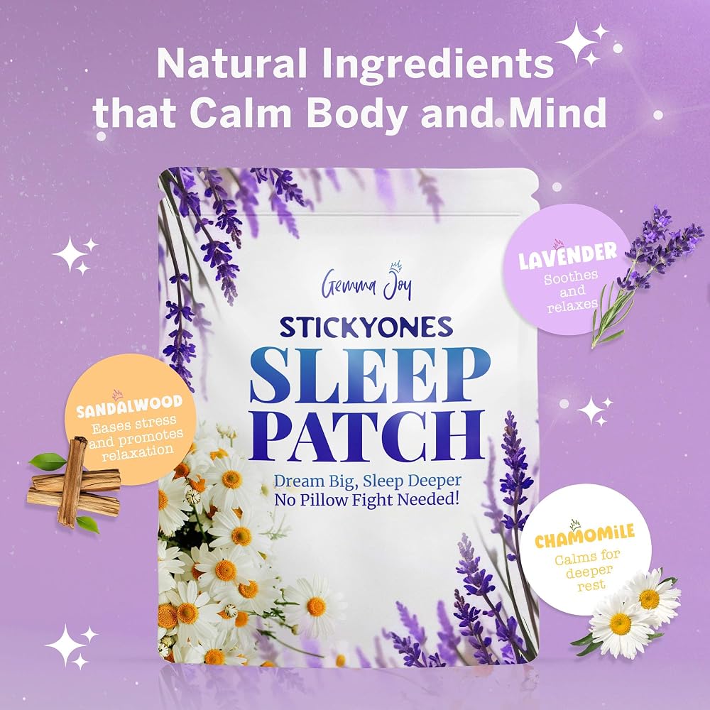 Gemma Joy StickyOnes Sleep Patches for Adults, Melatonin-Free - 30 Count - image 4
