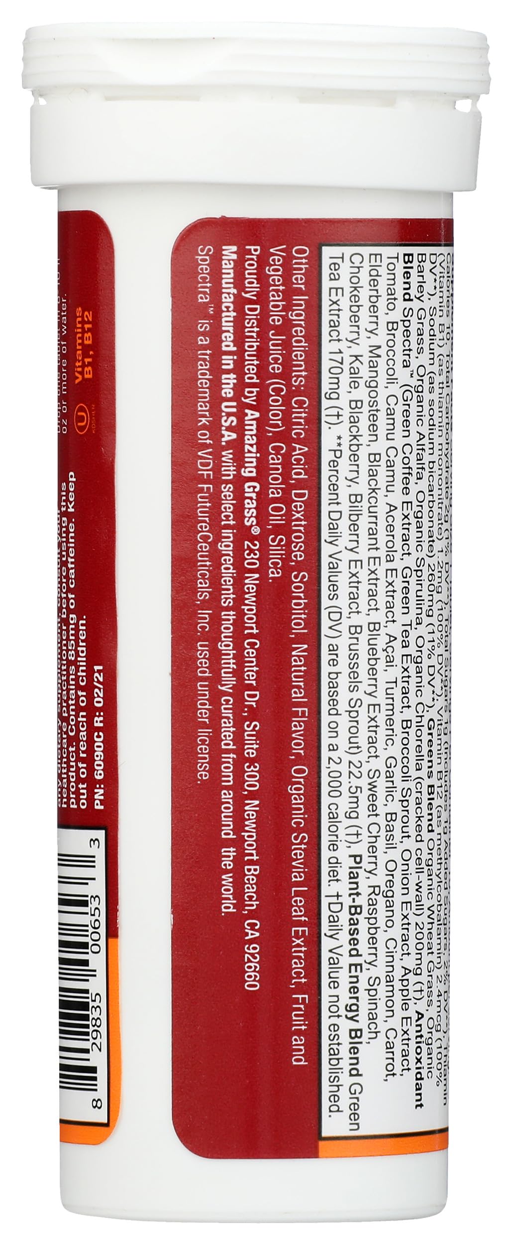 Amazing Grass Tropical Energy Green Superfood - 10 Tablets - image 2