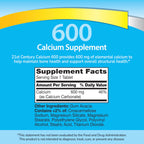 21st Century Calcium 600mg Tablets - 400 Count - image 2