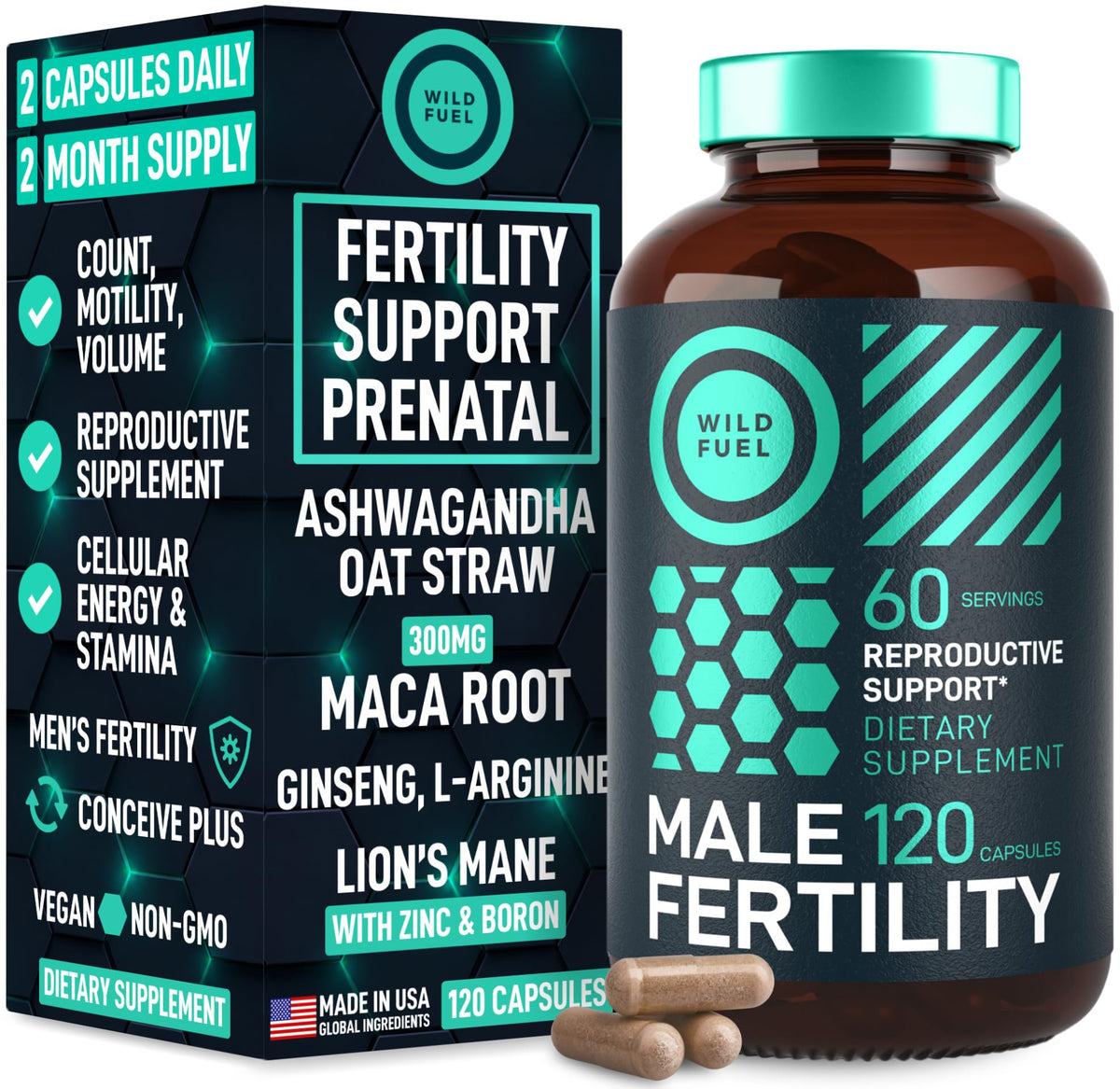 WILD FUEL HMB and Vitamin D3 Supplement Capsules Parent