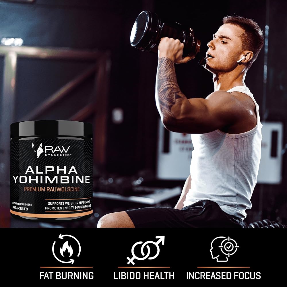 Team Six Supplements Alpha Yohimbine Fat Burner - 60 Capsules - image 4
