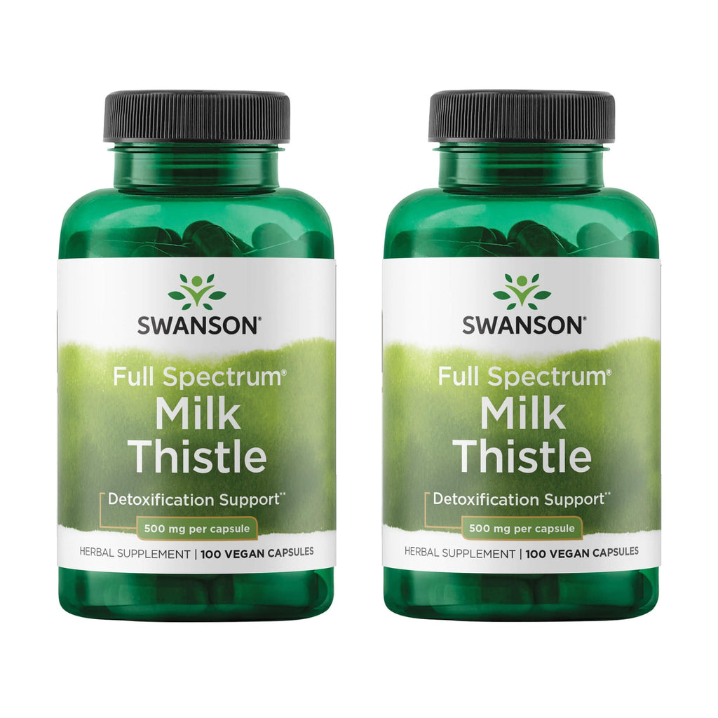 Swanson Full Spectrum Milk Thistle 500 mg - 200 Vegetarian Capsules
