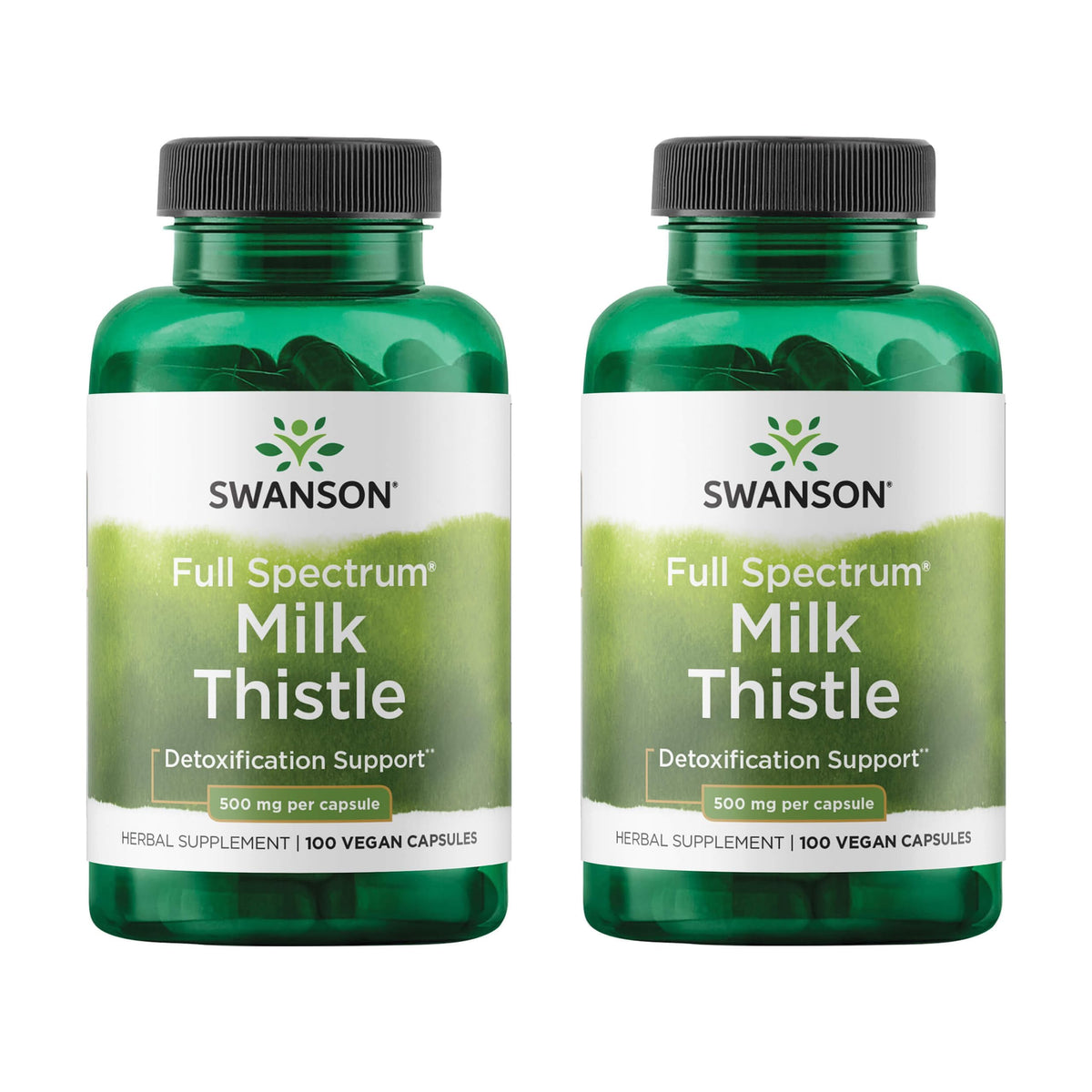 Swanson Full Spectrum Milk Thistle 500 mg - 200 Vegetarian Capsules