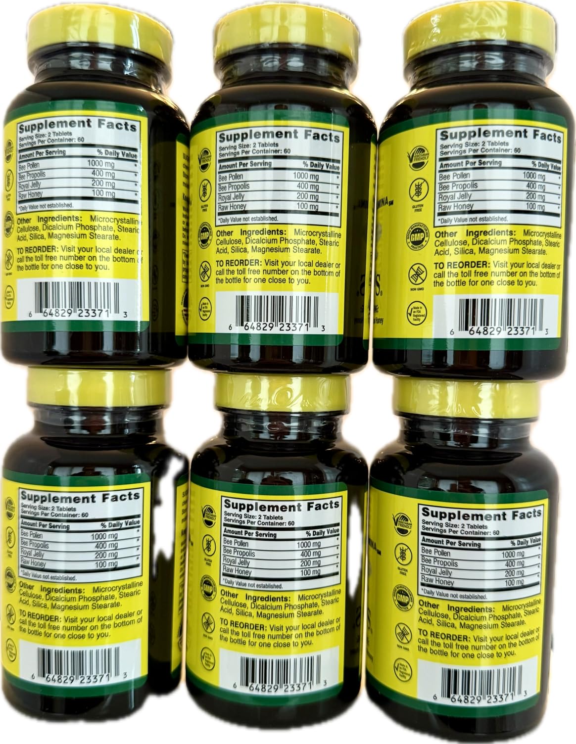 Nature Cure Original Bee Caps with Royal Jelly - 720 Caplets - image 2