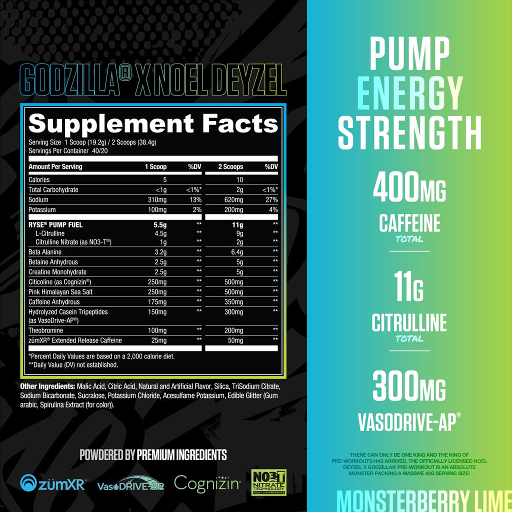 Ryse Godzilla Pre Workout Powder