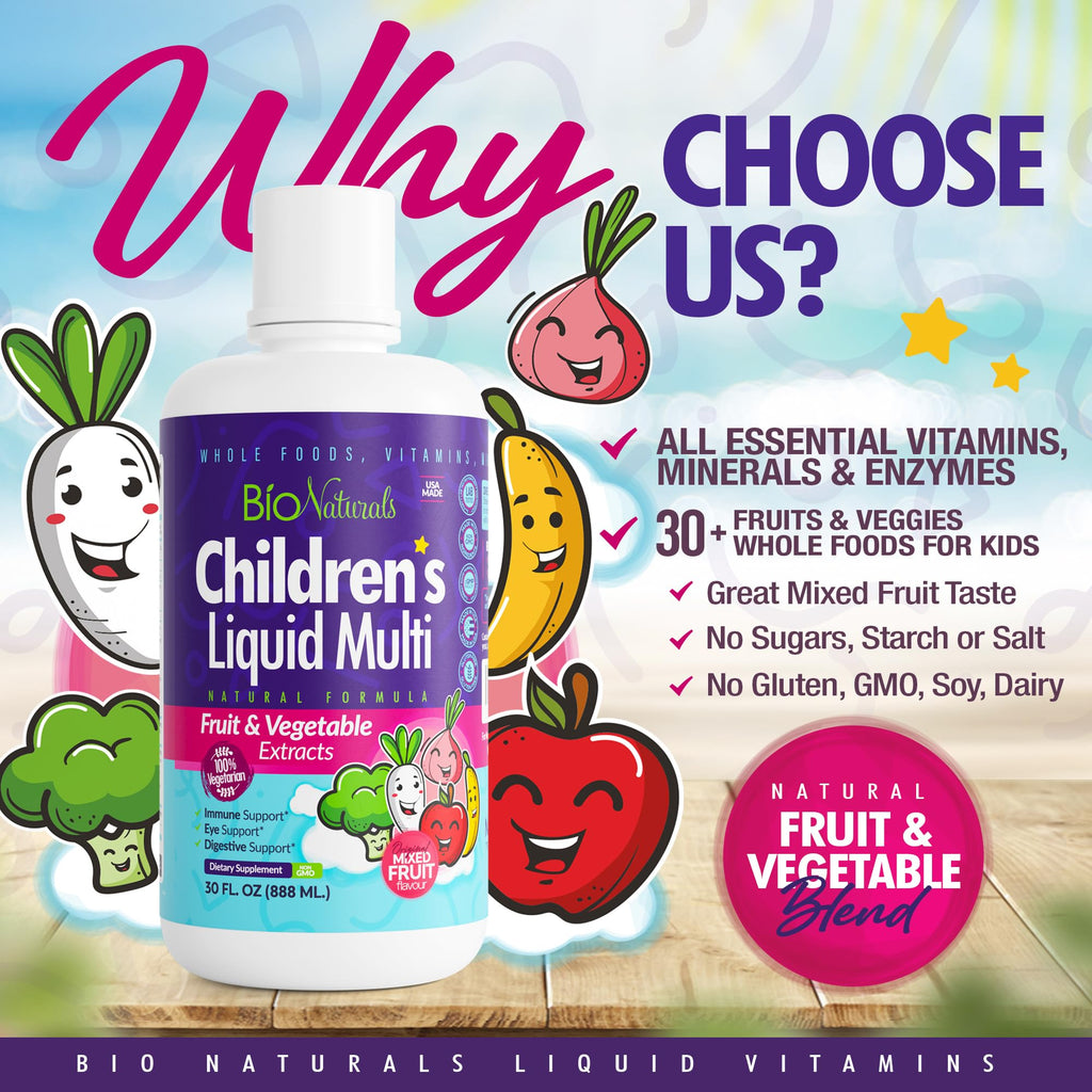 Bio Naturals Children's Liquid Multivitamin & Immune Booster - 30 oz - image 3