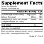 Source Naturals Coral Calcium/Magnesium 2:1 Ratio Capsules