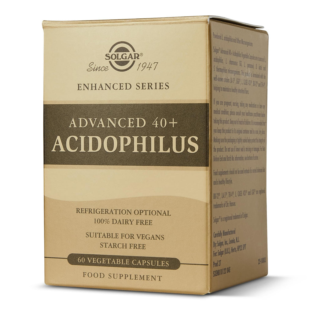 Solgar Advanced 40+ Acidophilus - 60 Vegetable Capsules - image 2