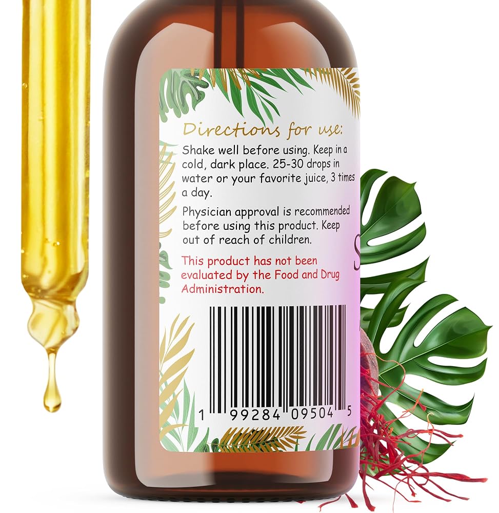Herbal Wellness Hawaii Saffron Extract Liquid Drops - 2 Fl Oz - image 6