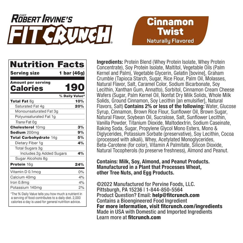 Fit Crunch Snack Size Protein Bars Variety Pack - 18 Count - image 2