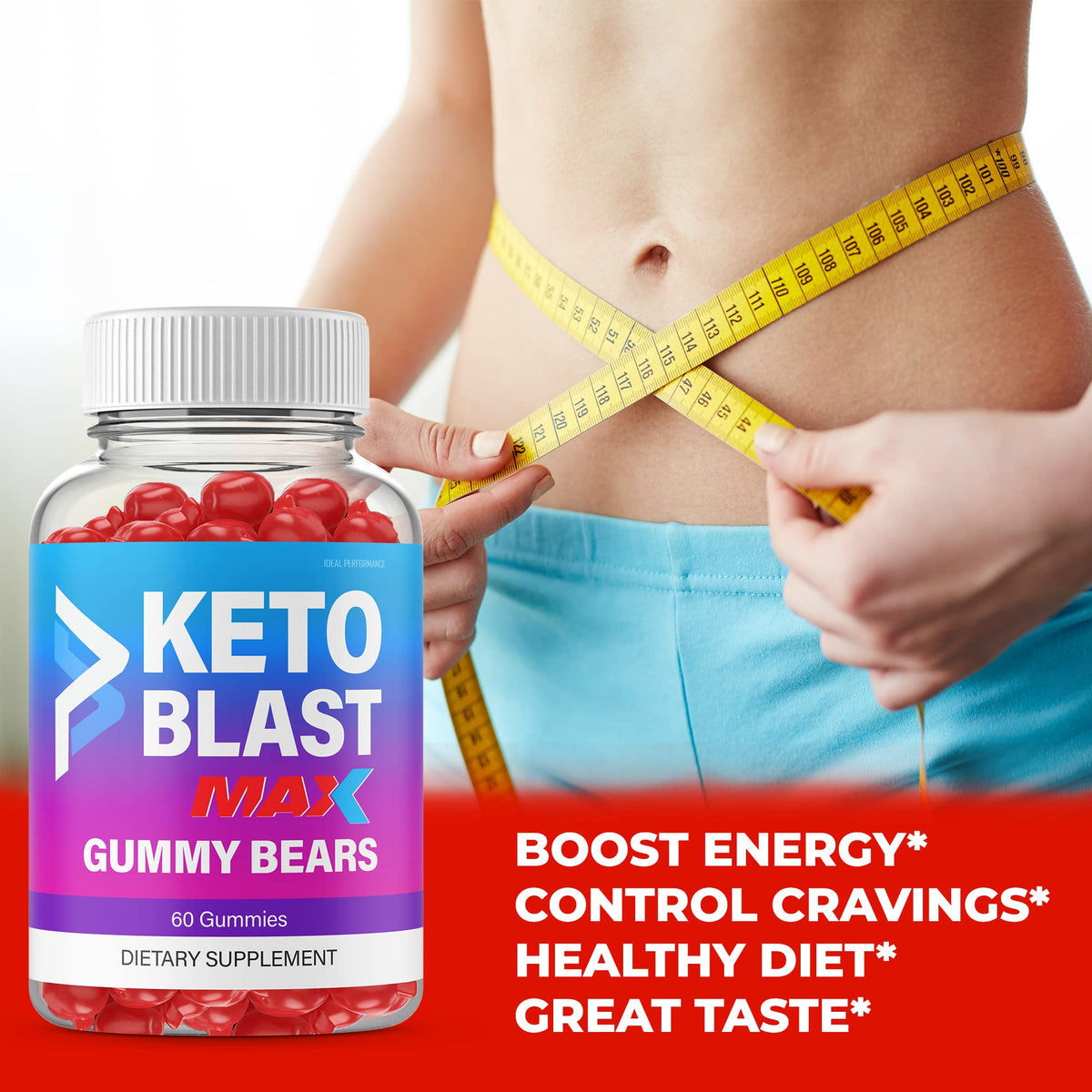 IDEAL PERFORMANCE Blast Keto ACV Gummies - 300 Count - image 6