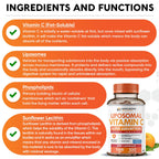 Wholesome Wellness Liposomal Vitamin C Capsules - 200 Count - image 4