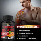 BMVINVOL Turmeric Curcumin 95% with Ginger & Black Pepper - 90 Capsules - image 6