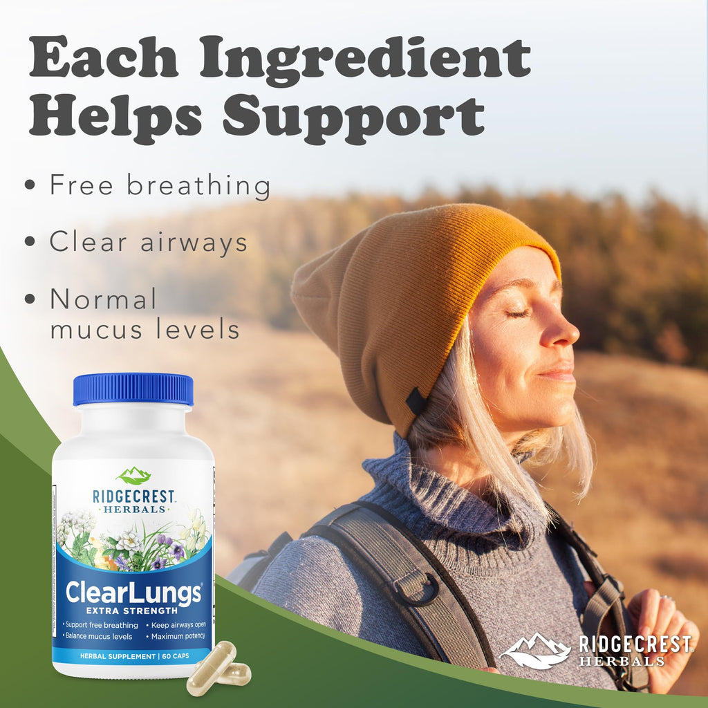 RidgeCrest Herbals ClearLungs Extra Strength