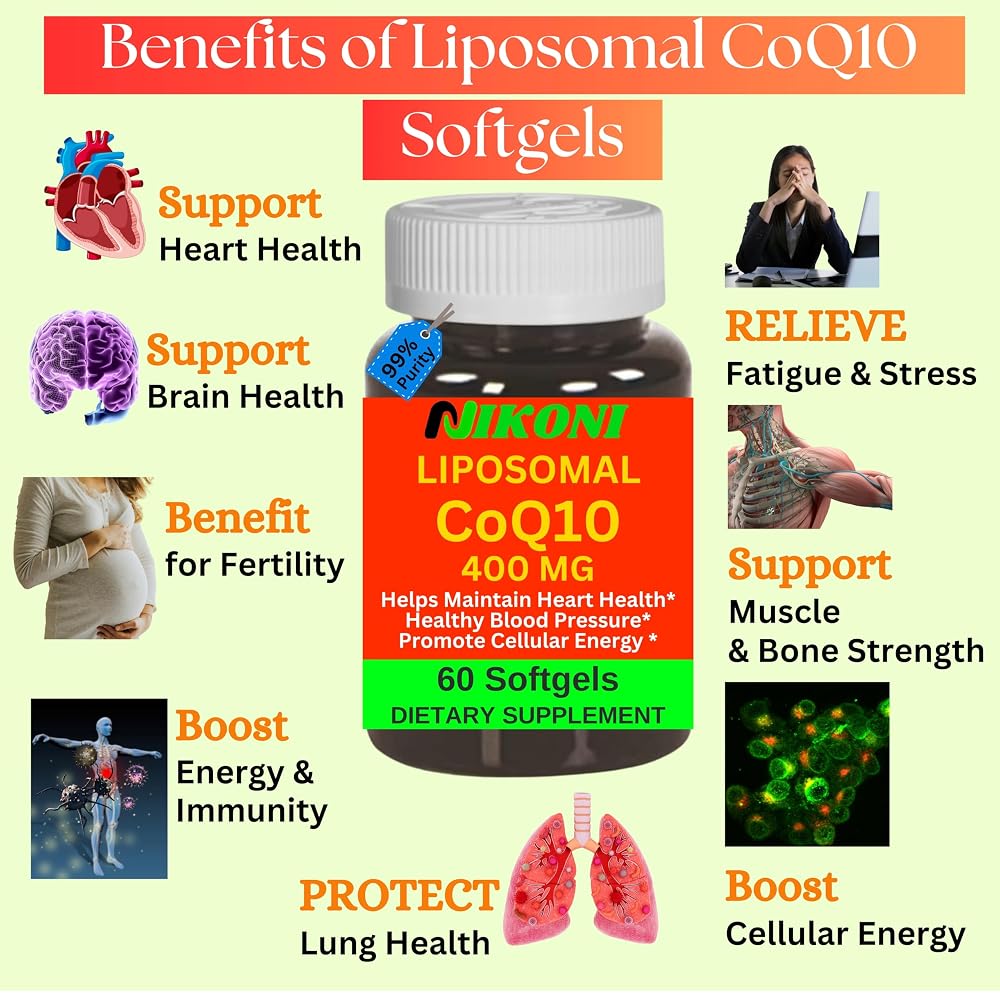 Nikoni Liposomal CoQ10 400 mg