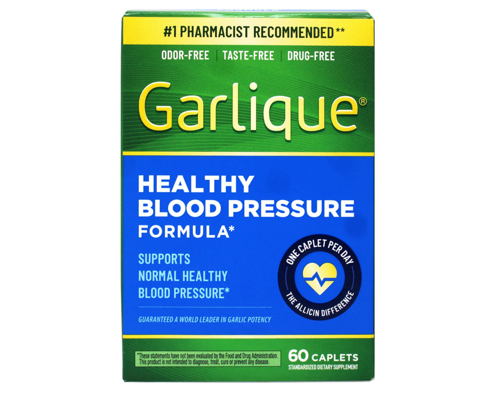 Garlique Healthy Blood Pressure Formula - 120 Caplets - image 2