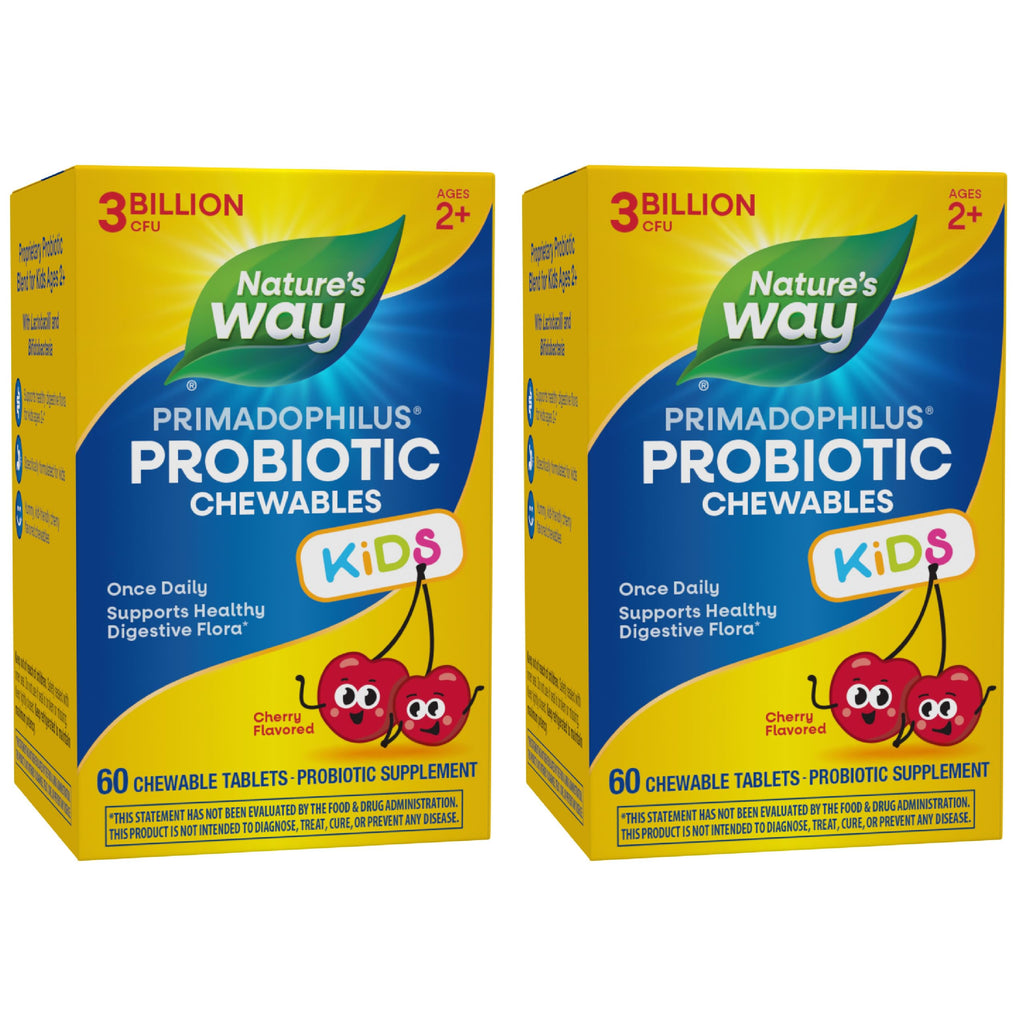 Nature's Way Primadophilus Kids Probiotic - 60 Chewables