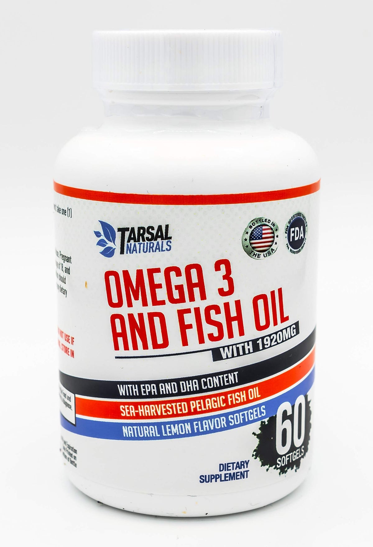 Tarsal Naturals Fish Oil Omega 3 - 60 Capsules